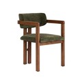 Scaun, Hanah Home, Toscana, 54x76x54 cm, Verde / Nuc