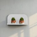 Raft de perete, Hanah Home, Vlnt127Byz, 31x15 cm, Alb