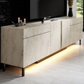 Comoda TV, Hanah Home, Paris, 180x50x32 cm, Travertin