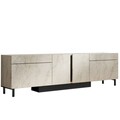 Comoda TV, Hanah Home, Paris, 180x50x32 cm, Travertin