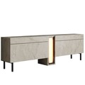 Comoda TV, Hanah Home, Nova, 180x55x32 cm, Travertin