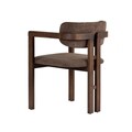 Scaun, Hanah Home, Toscana, 54x76x54 cm, Maro / Nuc închis