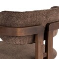 Scaun, Hanah Home, Toscana, 54x76x54 cm, Maro / Nuc închis
