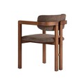 Scaun, Hanah Home, Toscana, 54x76x54 cm, Maro / Nuc
