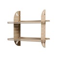 Raft de perete, Hanah Home, Vlnt126Cp, 70x60 cm, Grej