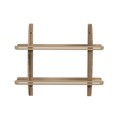 Raft de perete, Hanah Home, Vlnt126Cp, 70x60 cm, Grej