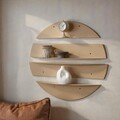 Raft de perete, Hanah Home, Vlnt118Cp, 76x76 cm, Grej