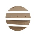 Raft de perete, Hanah Home, Vlnt118Cp, 76x76 cm, Grej