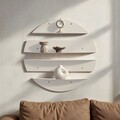 Raft de perete, Hanah Home, Vlnt118Kr, 76x76 cm, Bej pal