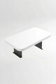 Masuta pentru cotiera canapea, Hanah Home, Artmtksofa2, 32x10x32 cm, Alb