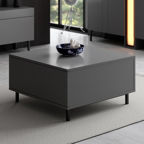Masuta de cafea, Hanah Home, Paris, 75x40x75 cm, Antracit