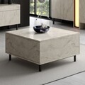 Masuta de cafea, Hanah Home, Paris, 75x40x75 cm, Travertin