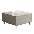 Masuta de cafea, Hanah Home, Paris, 75x40x75 cm, Travertin