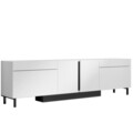 Comoda TV, Hanah Home, Paris, 180x50x32 cm, Alb