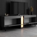 Comoda TV, Hanah Home, Nova, 180x55x32 cm, Antracit