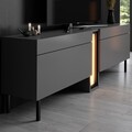 Comoda TV, Hanah Home, Nova, 180x55x32 cm, Antracit