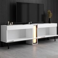 Comoda TV, Hanah Home, Nova, 180x55x32 cm, Alb