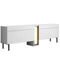 Comoda TV, Hanah Home, Nova, 180x55x32 cm, Alb
