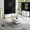 Consola, Hanah Home, Paris, 127x80x32 cm, Alb