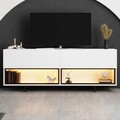 Comoda TV, Hanah Home, Ekol Down, 180x67x32 cm, Alb