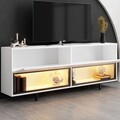 Comoda TV, Hanah Home, Ekol Down, 180x67x32 cm, Alb