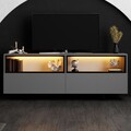 Comoda TV, Hanah Home, Ekol Up, 180x67x32 cm, Antracit