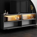 Comoda TV, Hanah Home, Ekol Up, 180x67x32 cm, Antracit