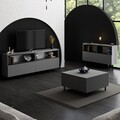 Comoda TV, Hanah Home, Ekol Up, 180x67x32 cm, Antracit