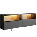 Comoda TV, Hanah Home, Ekol Up, 180x67x32 cm, Antracit