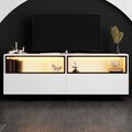 Comoda TV, Hanah Home, Ekol Up, 180x67x32 cm, Alb