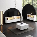 Comoda TV, Hanah Home, Ekol Up, 180x67x32 cm, Alb