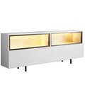 Comoda TV, Hanah Home, Ekol Up, 180x67x32 cm, Alb