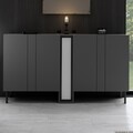 Consola, Hanah Home, Nova, 155x85x32 cm, Antracit