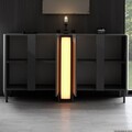 Consola, Hanah Home, Nova, 155x85x32 cm, Antracit
