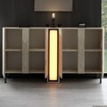 Consola, Hanah Home, Nova, 155x85x32 cm, Travertin