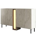 Consola, Hanah Home, Nova, 155x85x32 cm, Travertin
