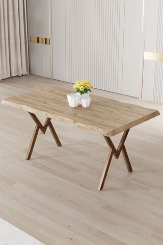 Masa, Hanah Home, Akort, 130x73x80 cm, Pin Atlantic / Maro