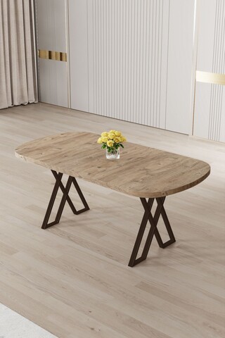 Masa, Hanah Home, Kaye, 168x76x90 cm, Pin Atlantic / Maro