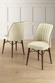 Set scaune 4 piese, Hanah Home, Nuna, Crem/Maro