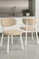 Set scaune 4 piese, Hanah Home, Toldy, Crem/Alb