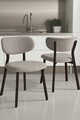 Set scaune 4 piese, Hanah Home, Toldy, Gri/Maro