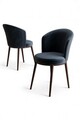 Set scaune 4 piese, Hanah Home, Risa, Antracit/Maro