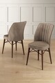 Set scaune 6 piese, Hanah Home, Nuna, Cappuccino/Maro