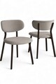 Set scaune 6 piese, Hanah Home, Toldy, Gri/Maro