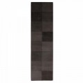 Covor Wool Squares Black , Flair Rugs, 60 x 230 cm, 100% lana, negru