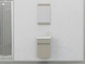 Set mobilier de baie (2 piese), Hanah Home, Mare 45, Latte