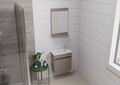 Set mobilier de baie (2 piese), Hanah Home, Passero 50, Latte