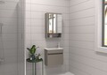 Set mobilier de baie (2 piese), Hanah Home, Pıccolo 50, Latte