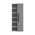 Dulap multifunctional, Hanah Home, Blanc 4 120, 50x120x35 cm, Gri Mat