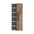 Dulap multifunctional, Hanah Home, Blanc 4 120, 50x120x35 cm, Pin